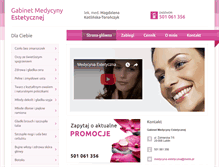 Tablet Screenshot of medycyna-estetyczna.mede.pl